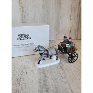 Dept 56 58401 Red Christmas Sulky Heritage village xmas